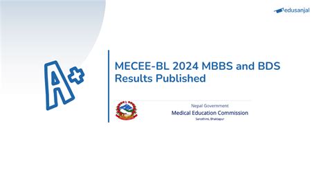 Results Published for MECEE.